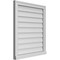 Ekena Millwork Vertical Surface Mount PVC Gable Vent w/ 2"W x 2"H , Brickmould Sill Frame, 26"W x 30"H GVPVE26X3003SN - alternate 2